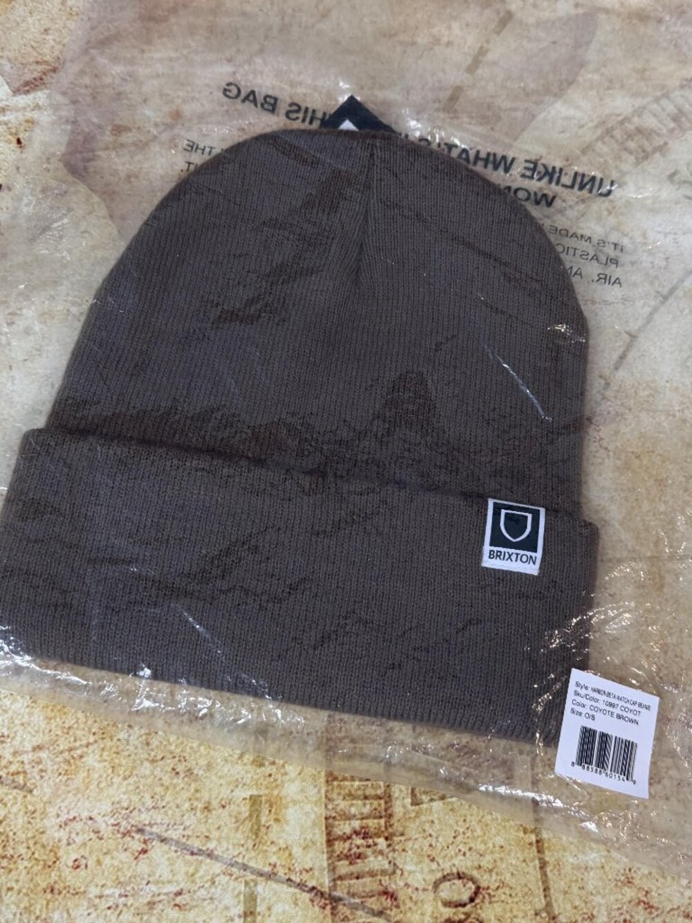 Brixton Harbor Beta Watch Cap Beanie - Coyote Brown - Picture 11 of 12